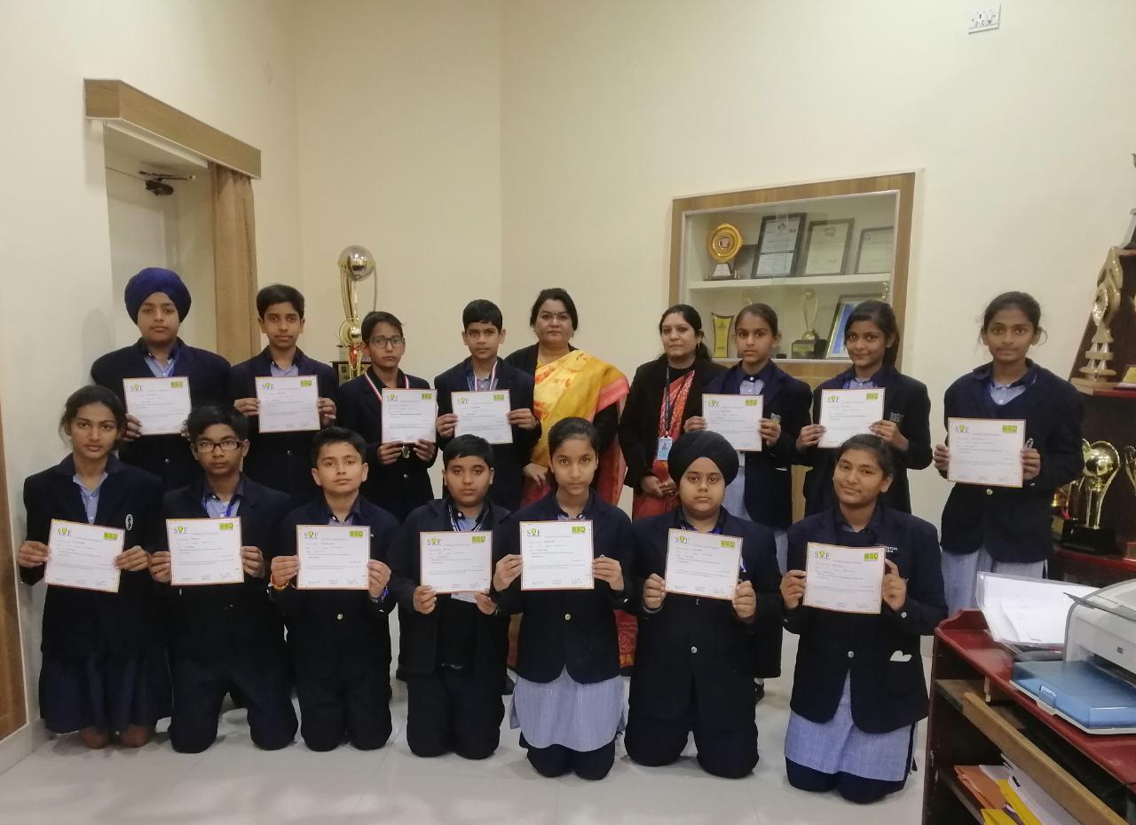 s.j._public_school_jaipur Science Olympiad Foundation